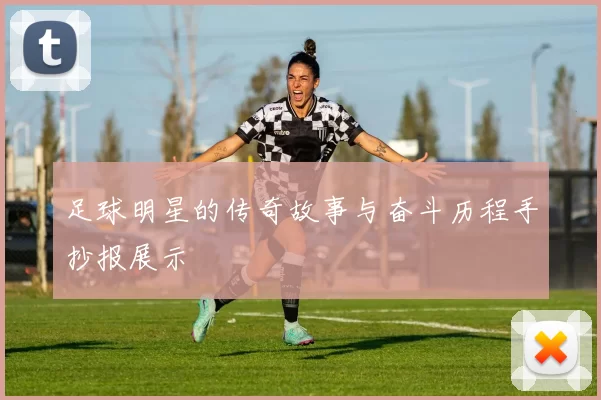 足球明星的传奇故事与奋斗历程手抄报展示