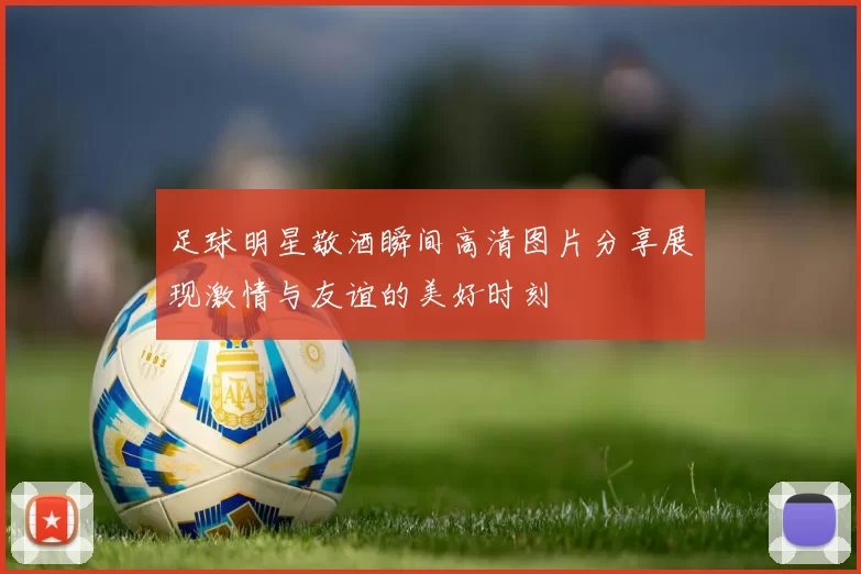 足球明星敬酒瞬间高清图片分享展现激情与友谊的美好时刻