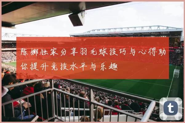 陈娜独家分享羽毛球技巧与心得助你提升竞技水平与乐趣