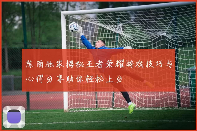 陈丽独家揭秘王者荣耀游戏技巧与心得分享助你轻松上分